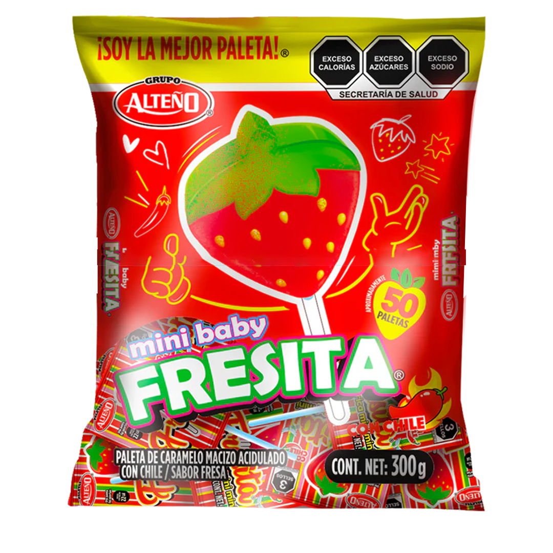 ALTEÑO MINI BABY FRESITA 1/50pz (Caja:28dsp)