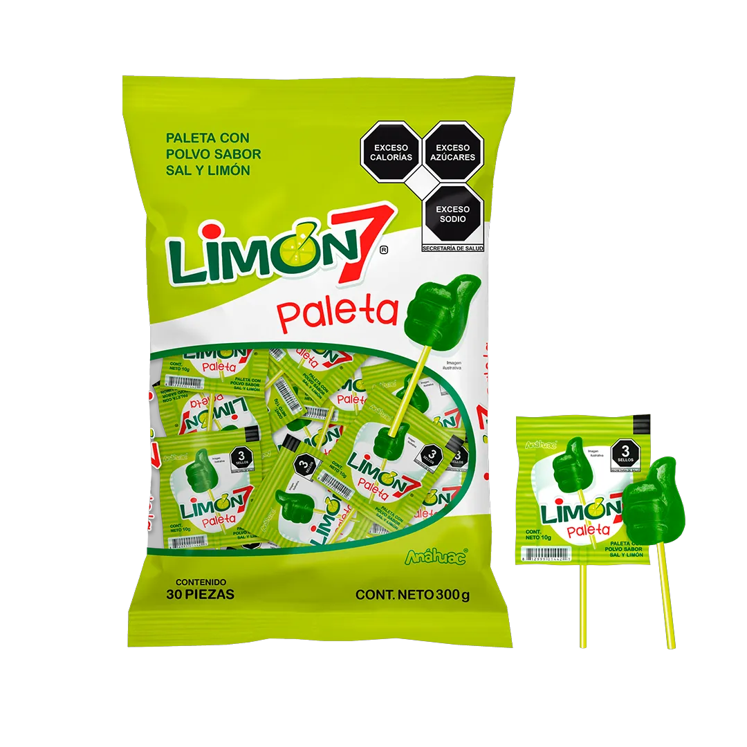 ANAHUAC PAL LIMON 7 BL 1/30pz (Caja:24dsp)