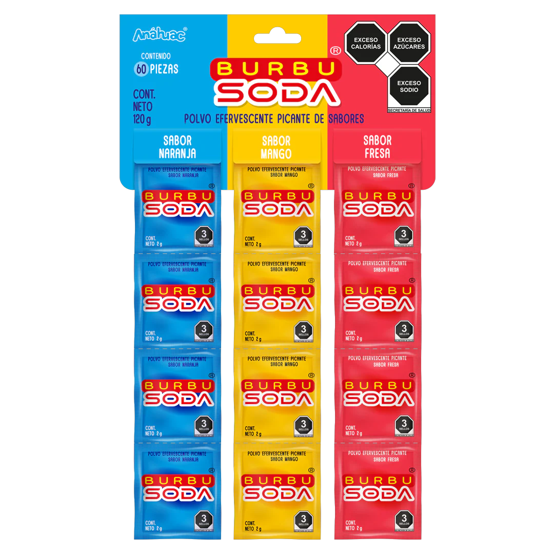 ANAHUAC BURBUSODA MIX SLPA 1/60pz (Caja:40dsp)