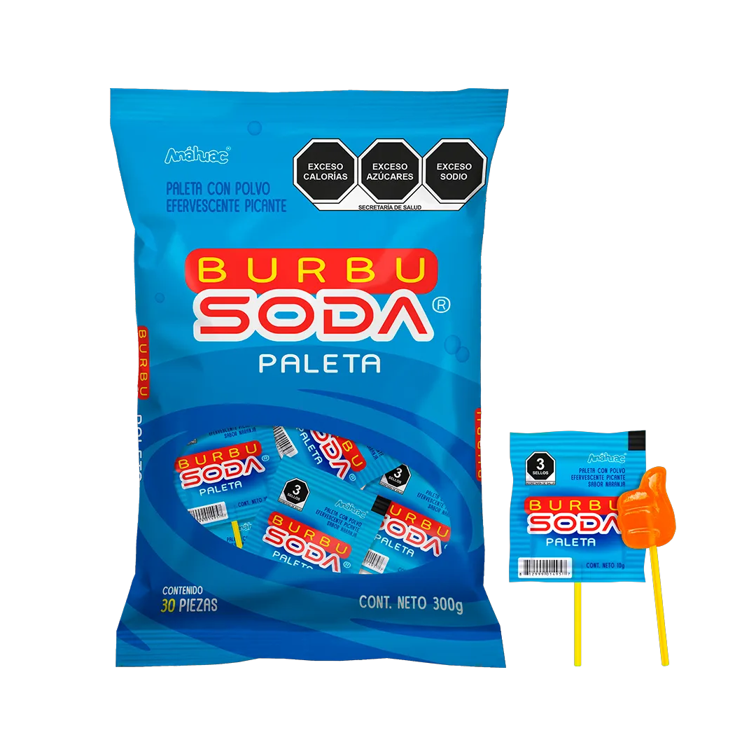 ANAHUAC PAL BURBUSODA BL 1/30pz (Caja:24dsp)