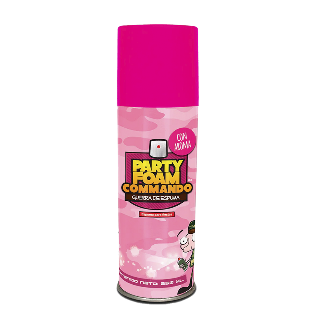PLATA PARTY COMMANDO ROSA 1/250ml (Caja:24dsp)