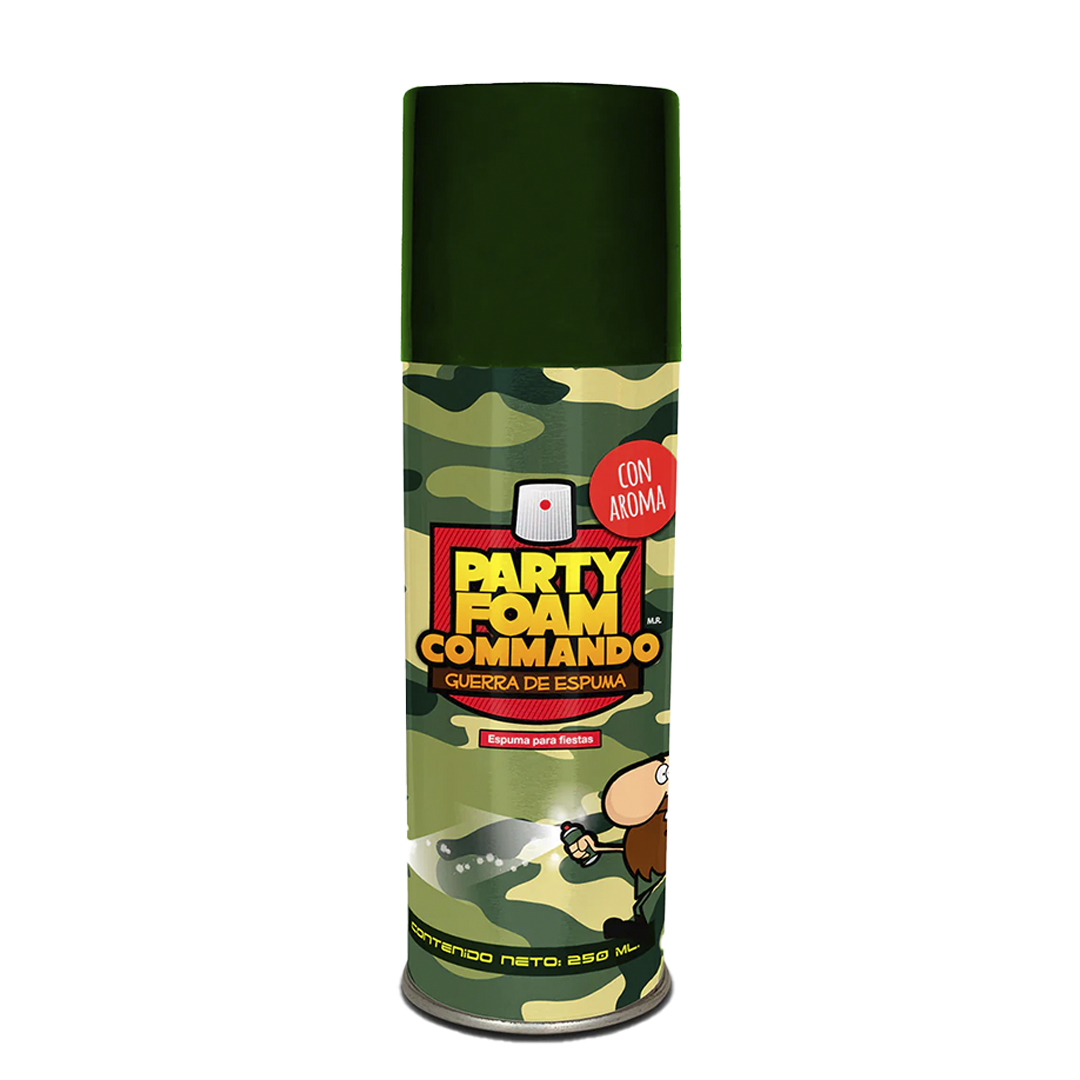 PLATA PARTY COMMANDO VERDE 1/250ml (Caja:24dsp)