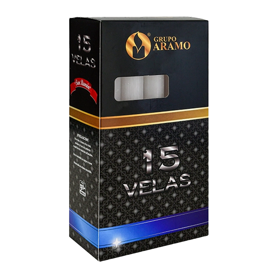 ARAMO VELA EN CAJA 1/15pz (Caja:10dsp)