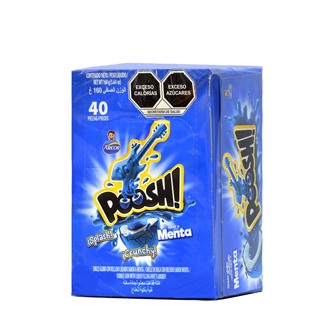 ARCOR POOSH MENTA 1/40Pza (Caja: 18Pza)