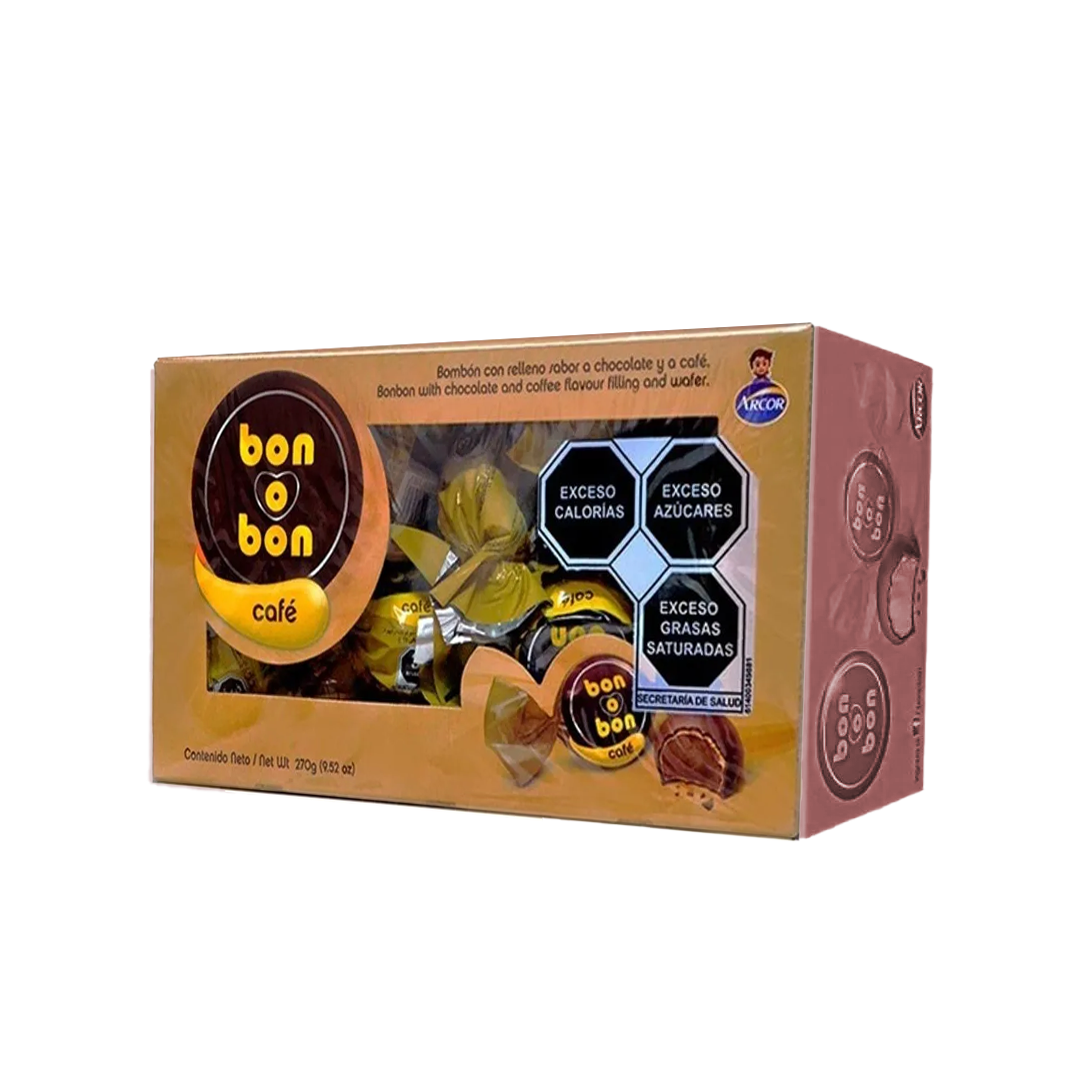 ARCOR BON O BON CAFÉ 15grs 1/18pzs (Caja:12dsp)