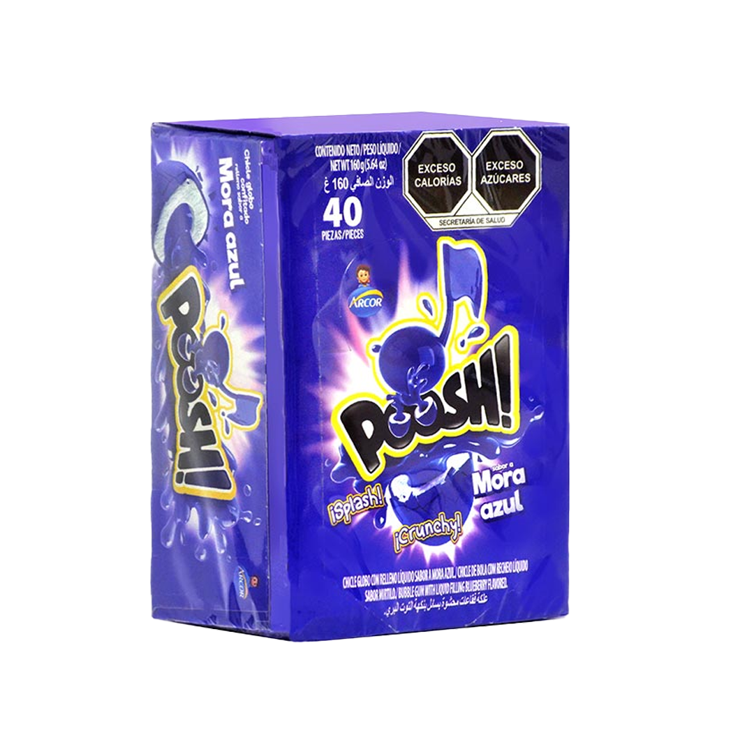 ARCOR POOSH MORA AZUL 1/40Pza (Caja: 18Pza)