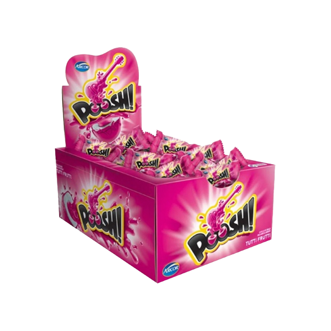 ARCOR POOSH TUTTI FRUTTI 1/40Pza (Caja: 18Pza)
