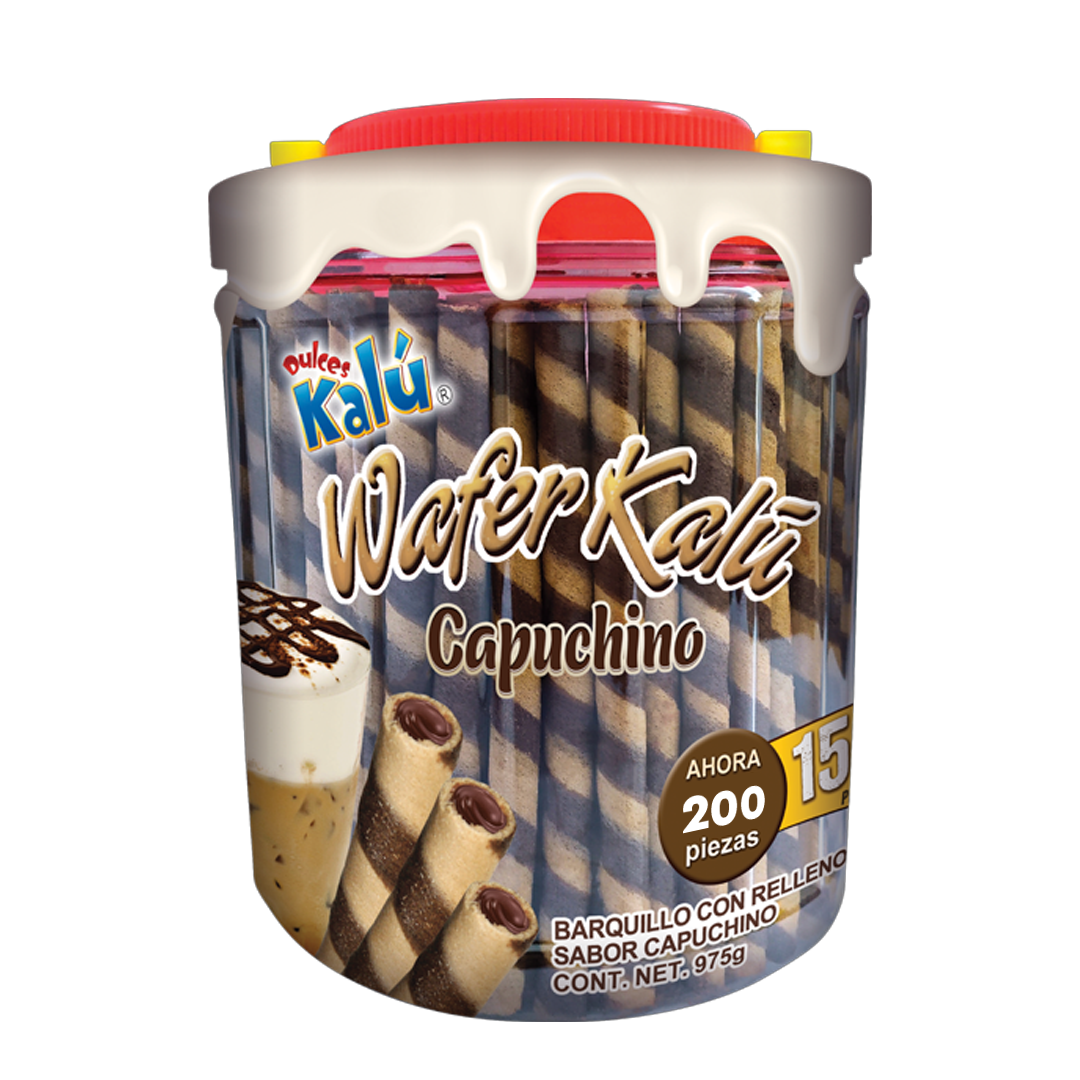 AZTECA WAFER CAPUCCHINO 1/200pzs (Caja:6vit)