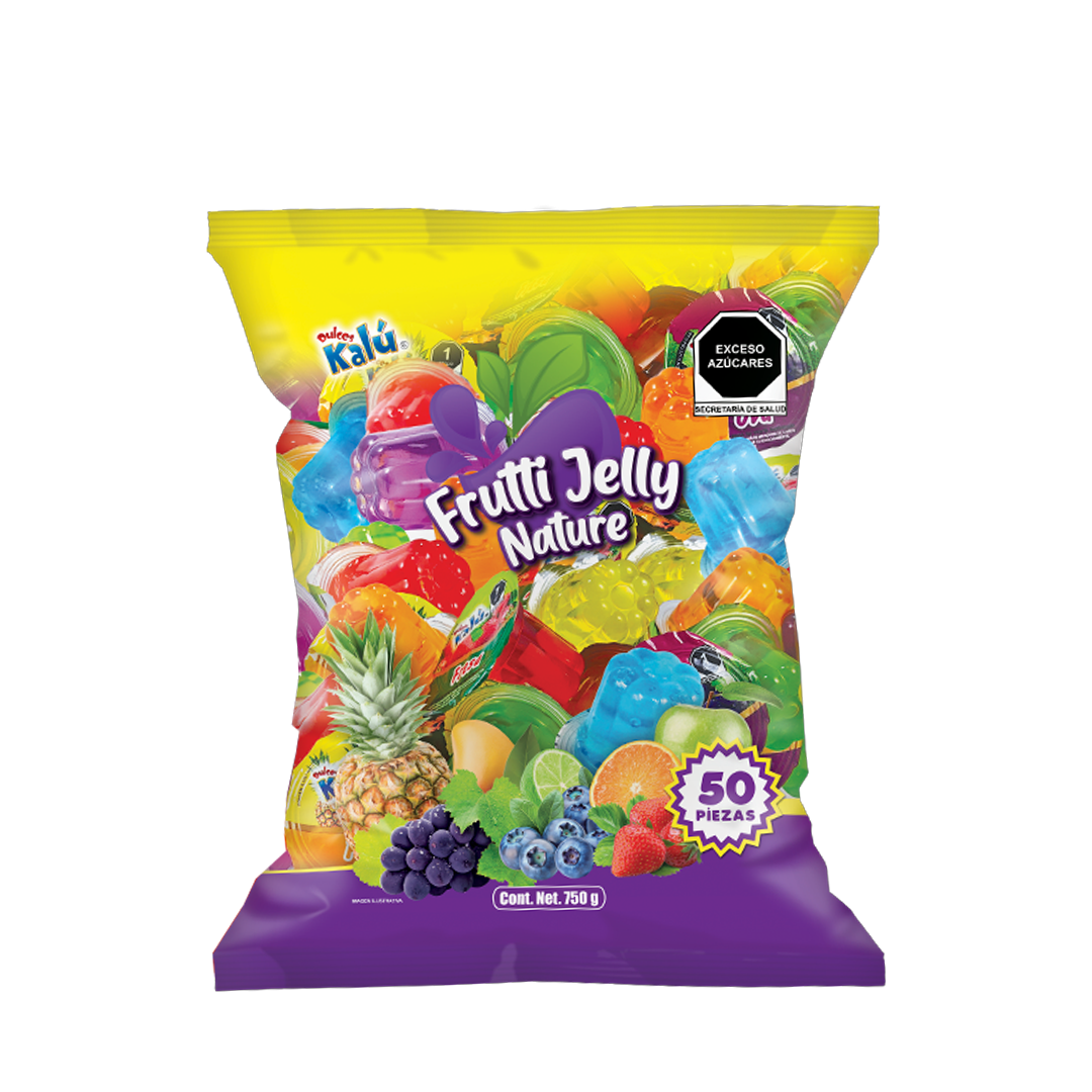 AZTECA MINI GELATINA KALU 1/50pzs (Caja:12dsp)