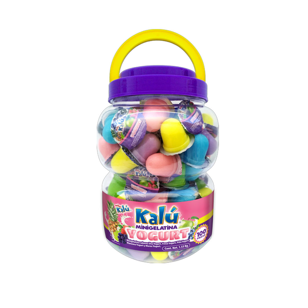 AZTECA MINI GELATINA YOGURT 1/100pz (Caja:6vit)