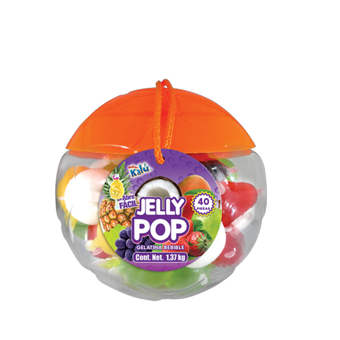 AZTECA JELLY POP BALON 1/40pzs (Caja:6dsp)