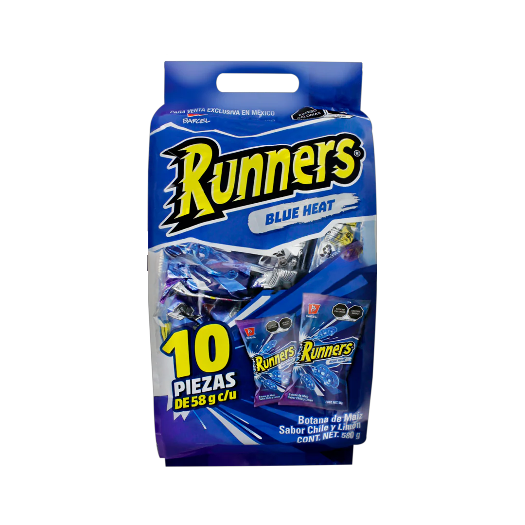BARCEL RUNNERS TAKIS BLUE 1/10pzs (Caja:7dsp)