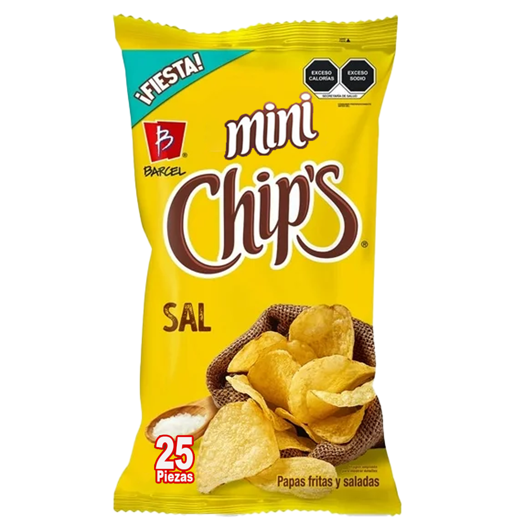 BARCEL MINI CHIPS SAL 1/25pzs (Caja:6dsp)