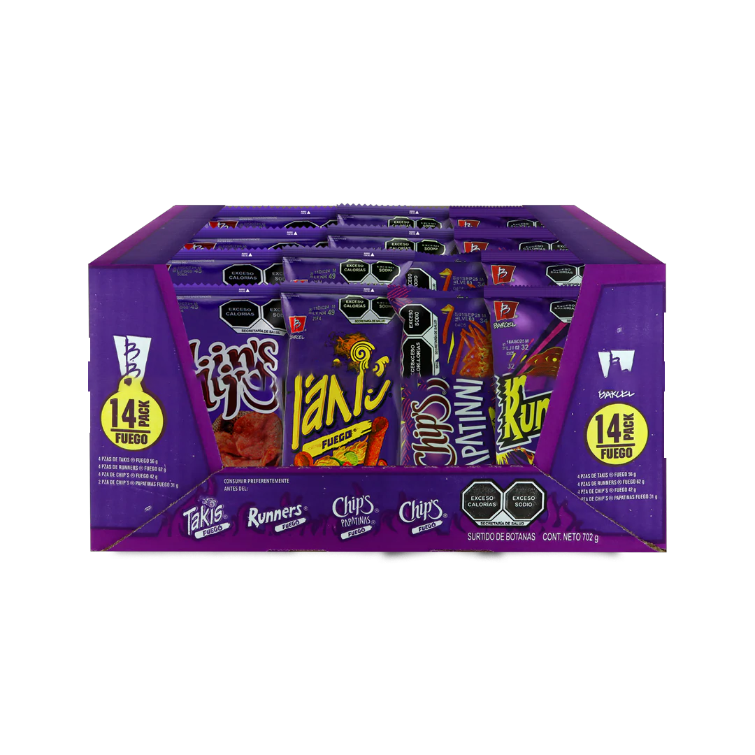 BARCEL PACK FUEGO 1/14pz (Caja:6dsp)