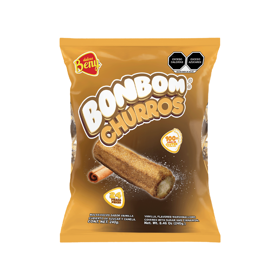 BENY BOMBON CHURROS 1/240gr (Caja:12pz)