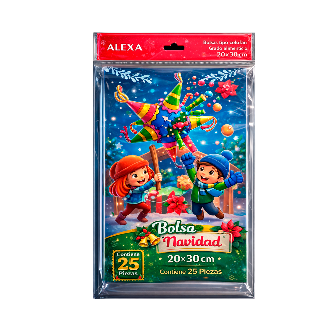 ALEXA BL LATRL NAVID 20X30 1/25pz (Caja:90paq)