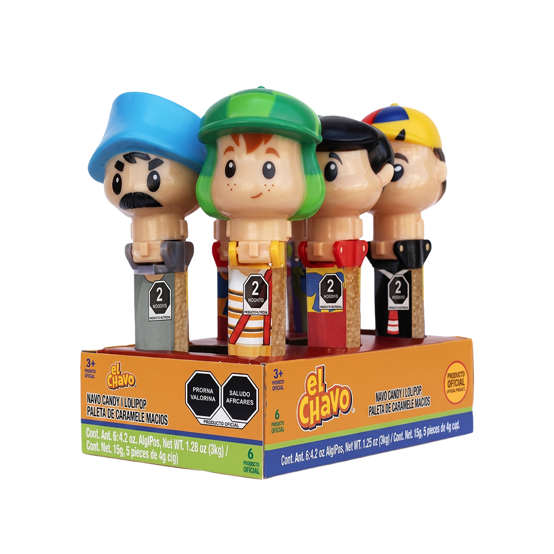 BONDY PORTA PALETA. CHAVO 1/6pzs (Caja:14dsp)