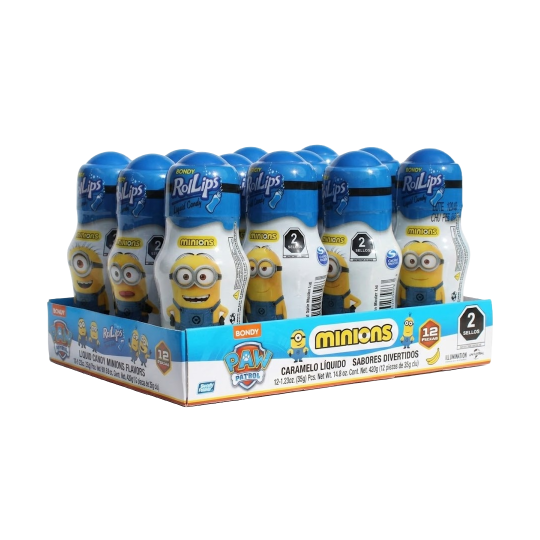 BONDY ROL LIPS MINIONS 1/12pzs (Caja:24dsp)
