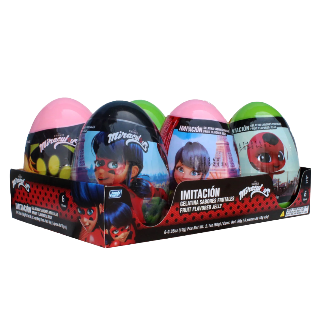 BONDY MEGA HUEVO MIRACULOUS 12/6