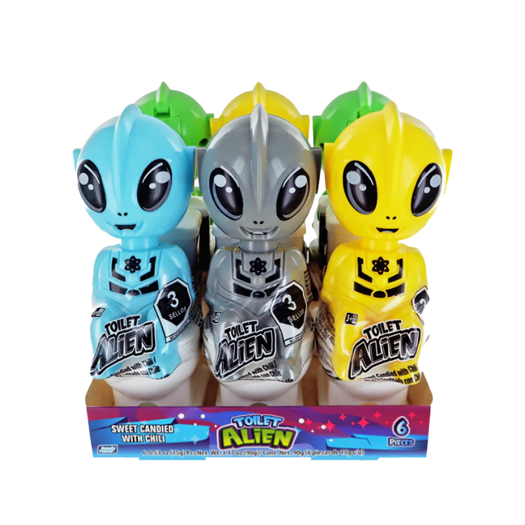 BONDY CONT CONFITADO C/CHICLE ALIEN 1/6pz (Caja:12dsp)