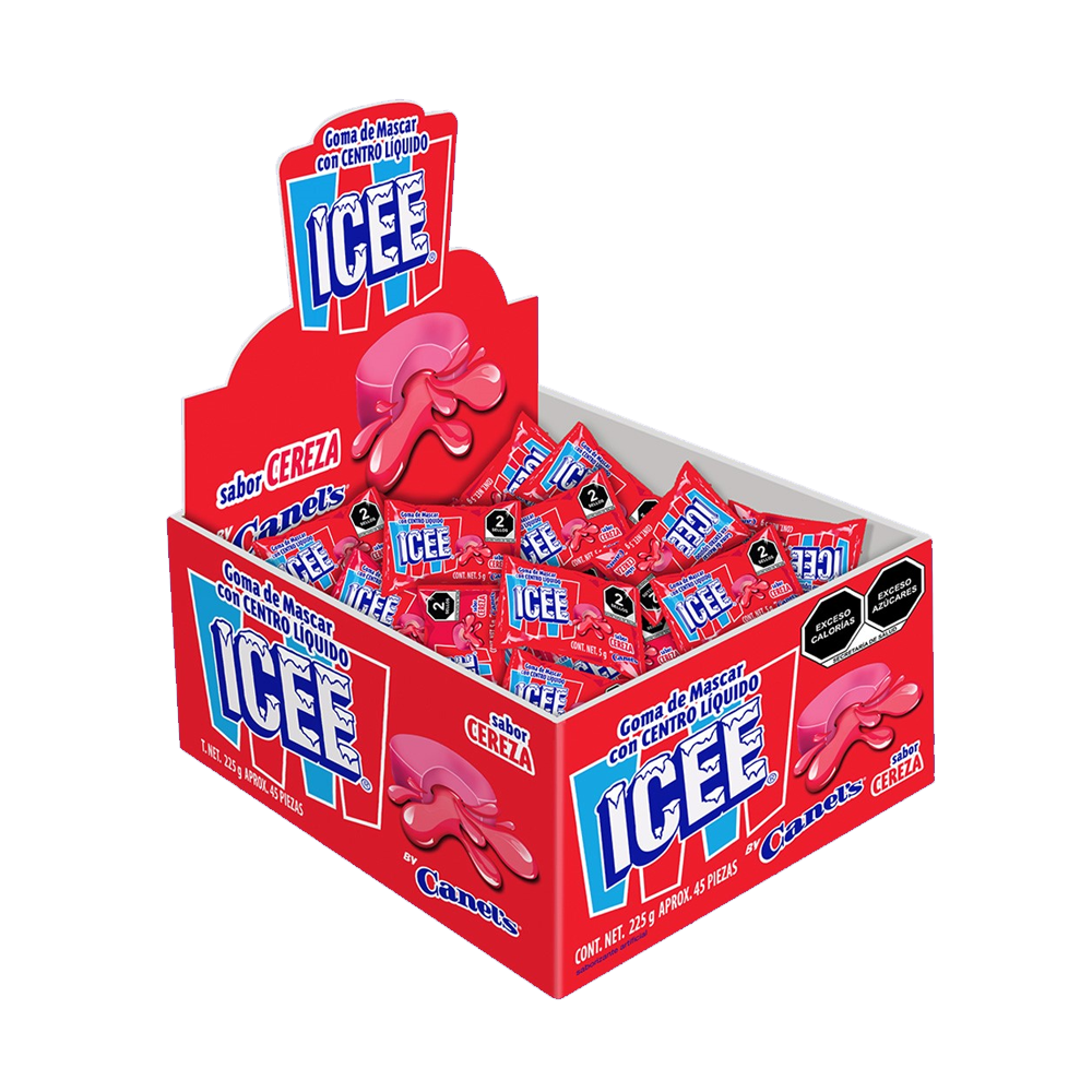CANEL'S CHICLE ICE CNTRO LIQ 1/45pz (Caja:32dsp)