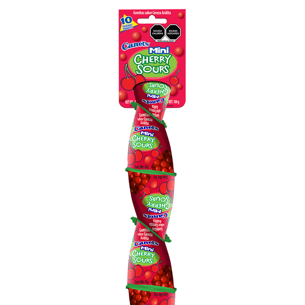 CANEL'S MINI CHERRY TIRA 1/10pz (Caja:40dsp)