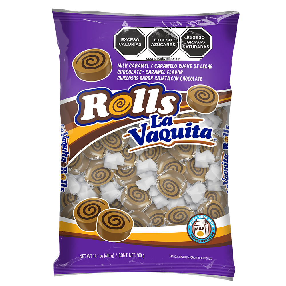 CANEL'S VAQUITA ROLL CHOCO 1/400gr (Caja:20dsp)