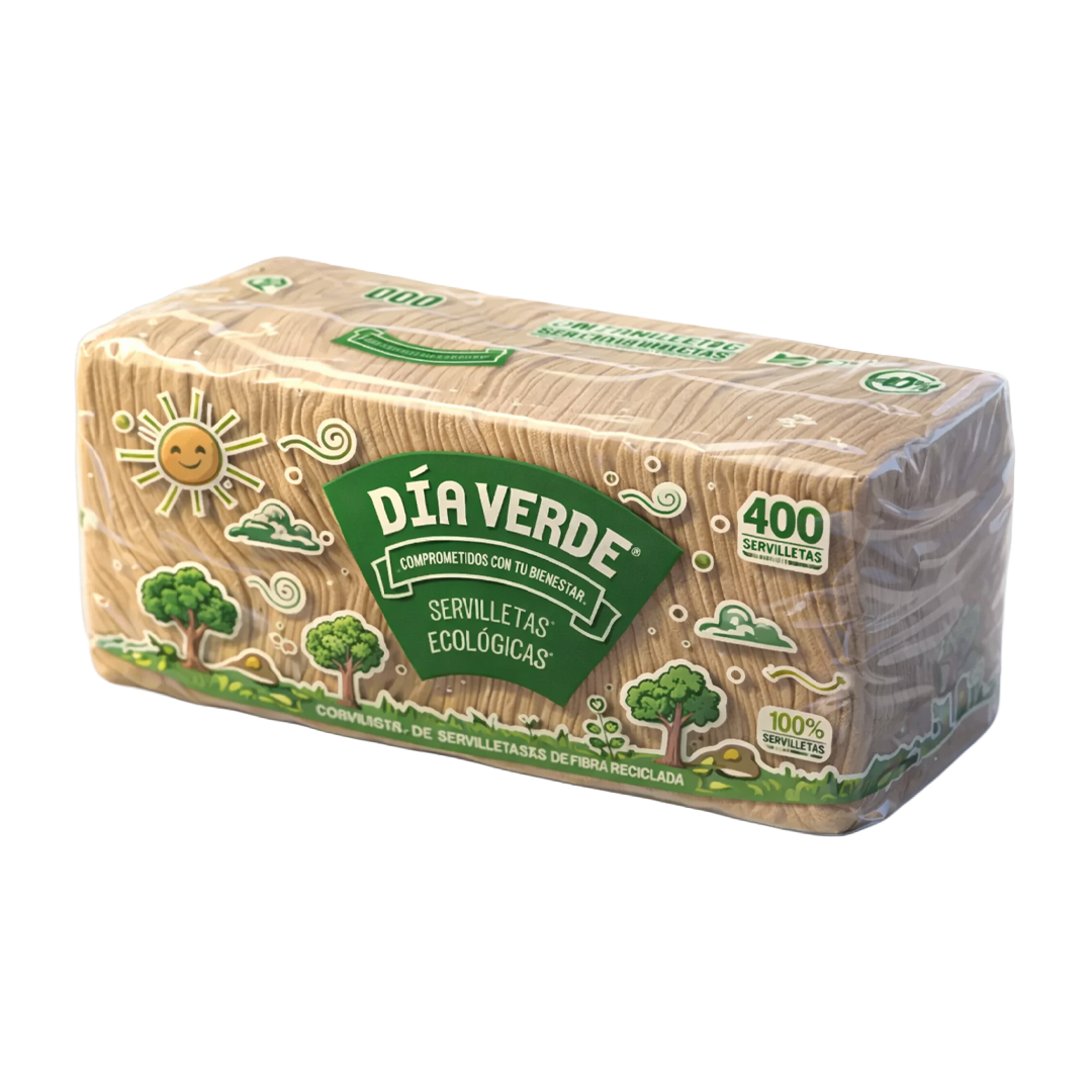 SERVILLETA DIA VERDE 1/380pzs (Caja: 12dsp)