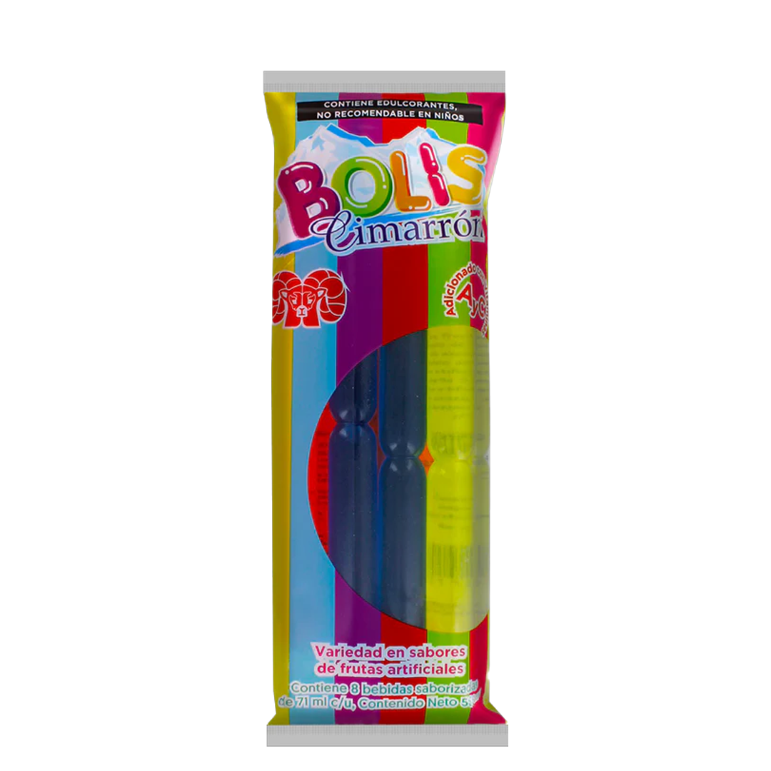 CIMARRON BOLIS FRUTALES 1/10pzs (Caja:15dsp)