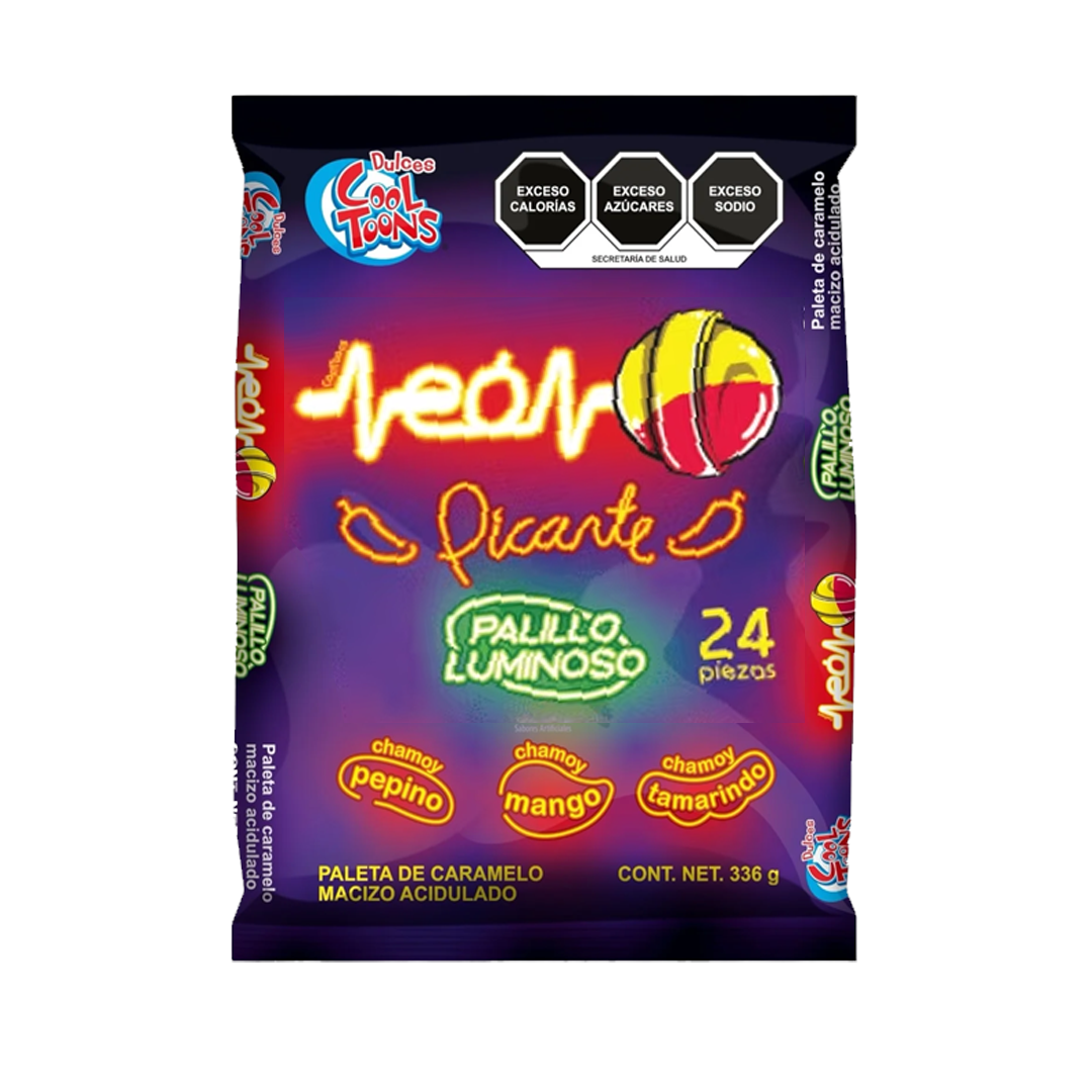 COOL PAL NEON PICANTE BL 1/24pz (Caja:24dsp)