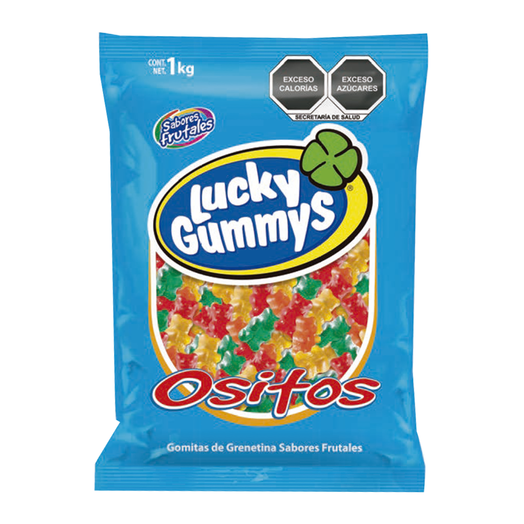 CUANDA LUCKY GUMMY OSITOS 1/1K (Caja:8pz)