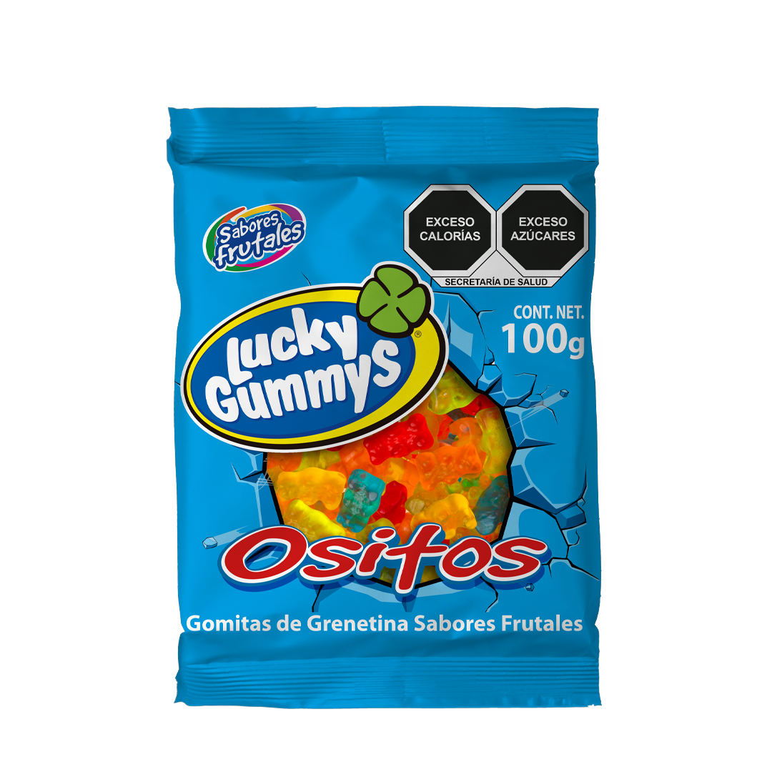 CUANDA LUCKY OSITOS 4/100gr (Caja:3pqt)