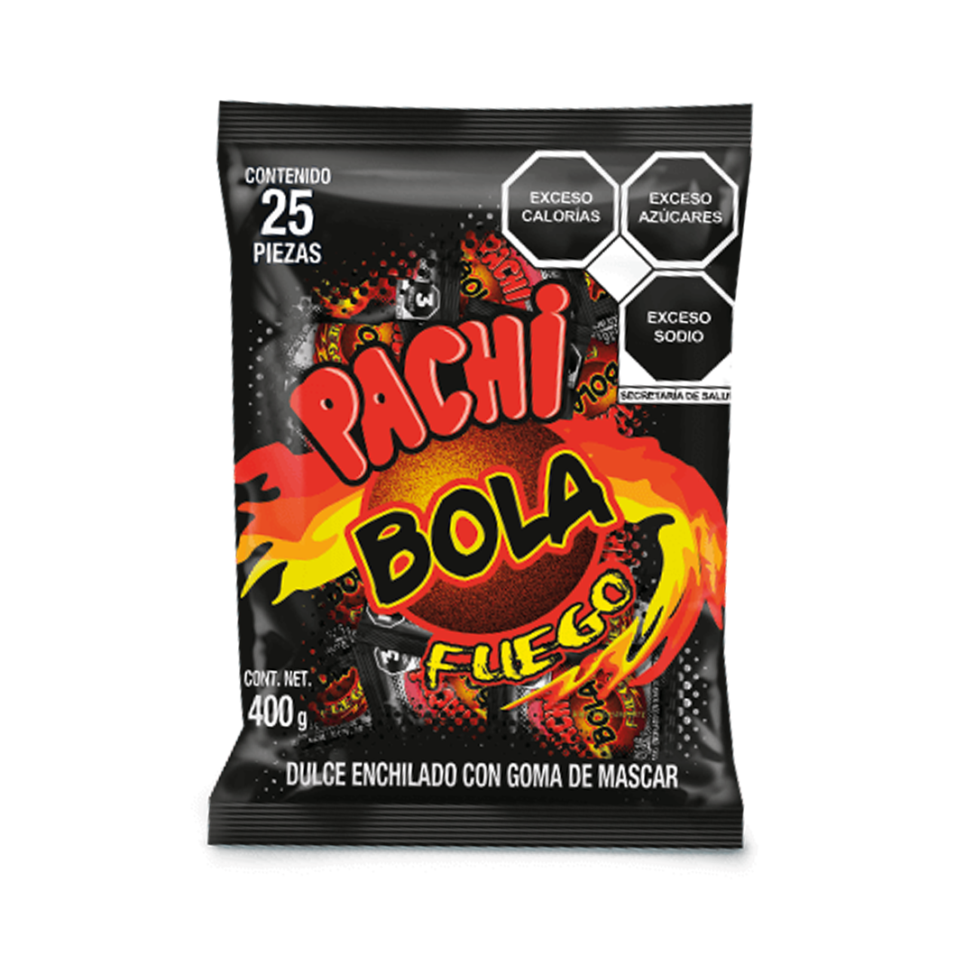 CUANDA PACHI BOLA FUEGO 1/25pzs (Caja:22dsp)