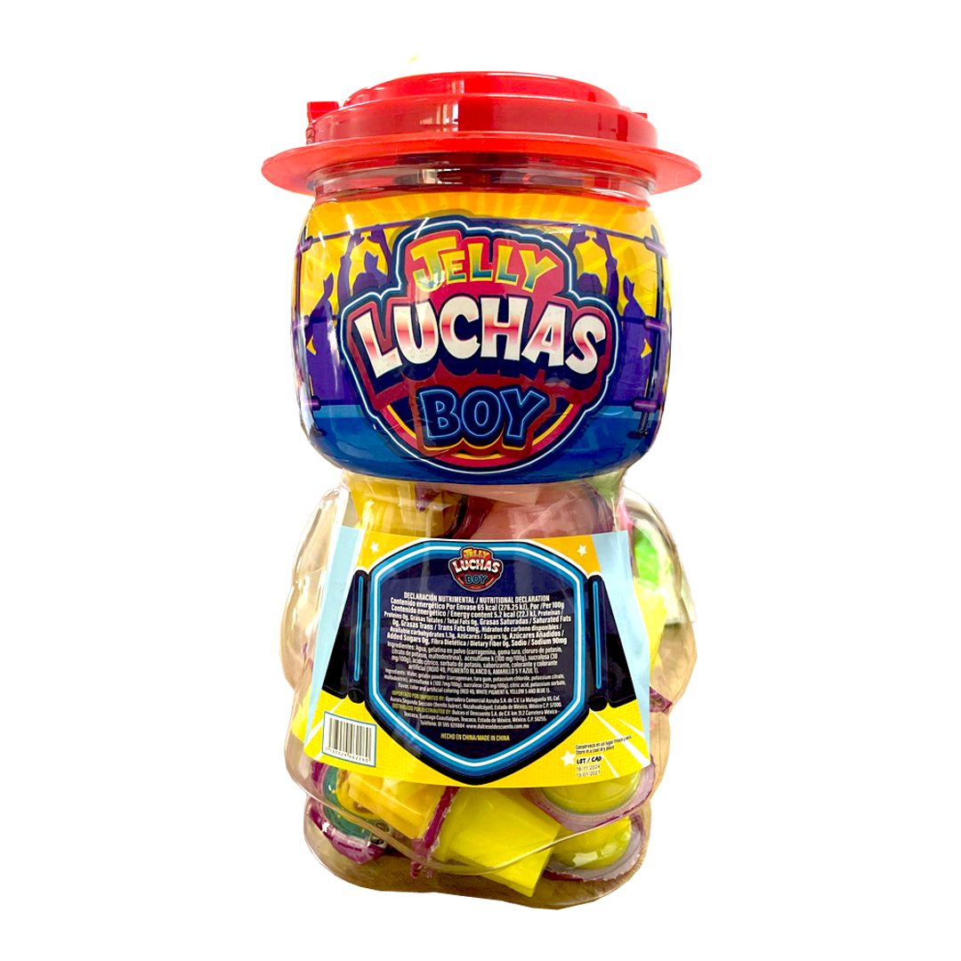 DULCIBARR JELLY LUCHAS 1/50pz (Caja:6dsp)