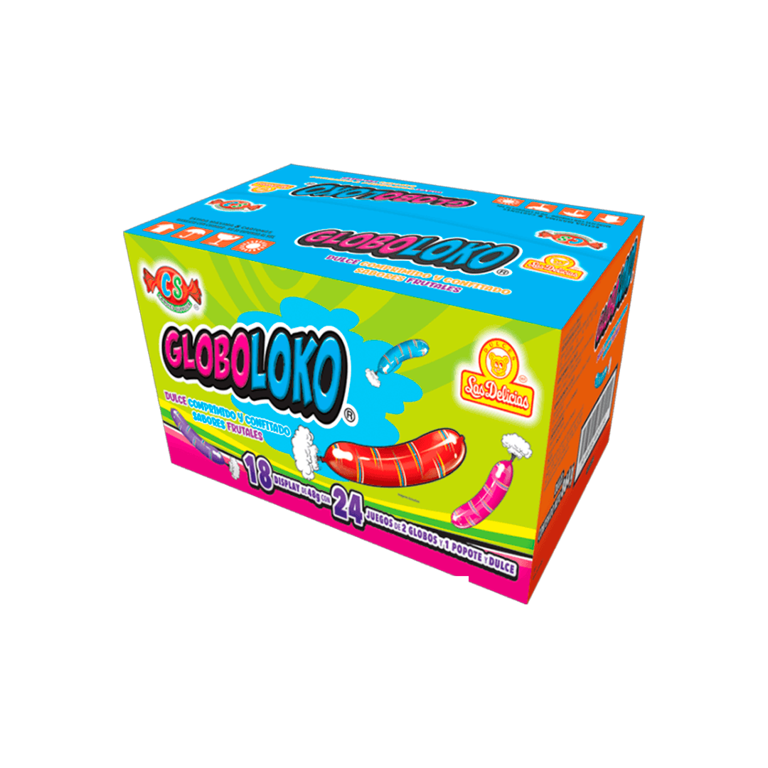 LAS DELICIAS GLOBOLOKO 1/24pzs (Caja:18dsp)