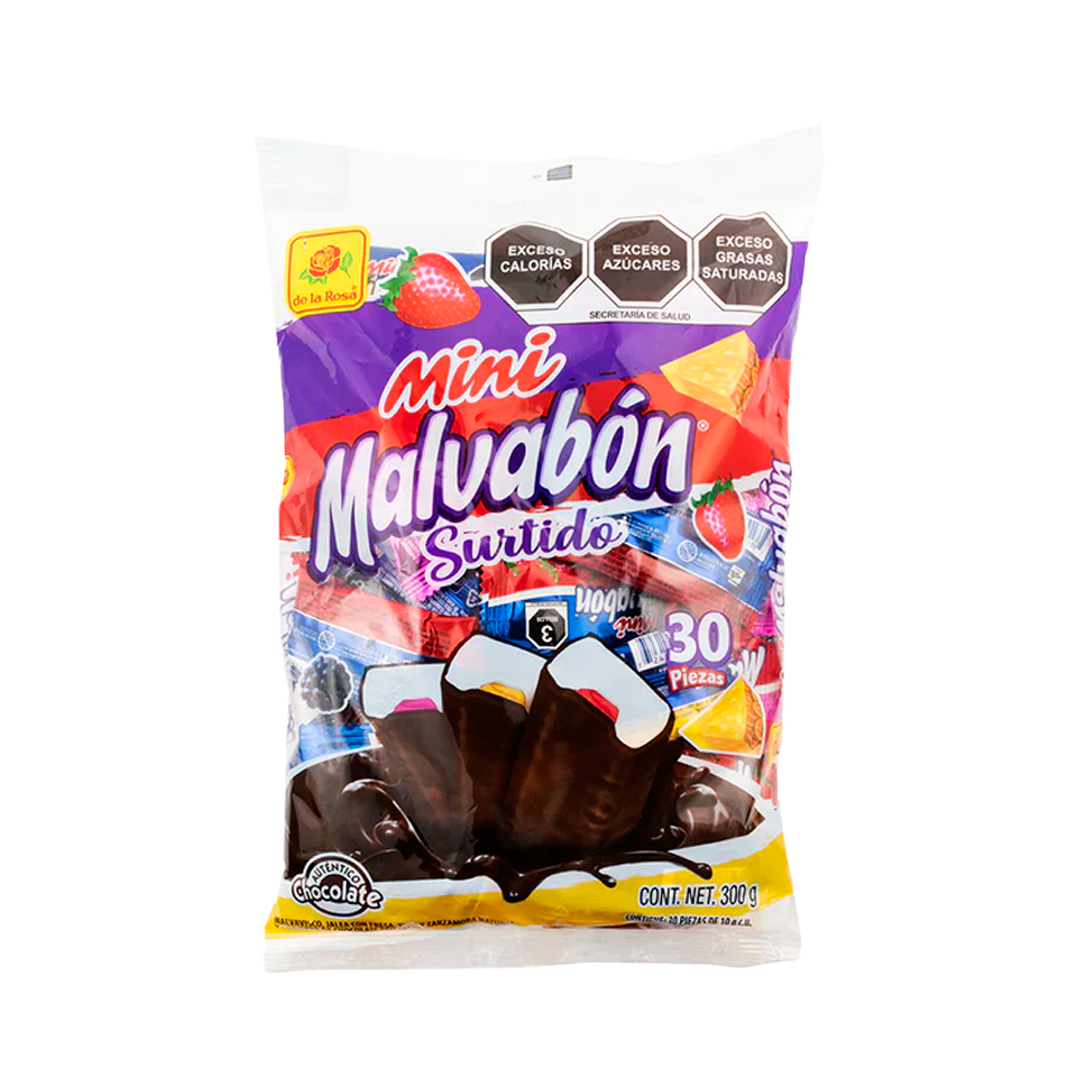 DLR MINI MALVABON SURTIDO 1/30pz (Caja:18dsp)