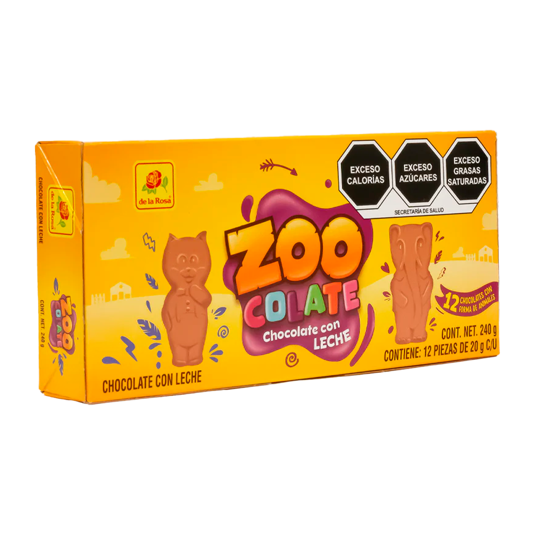 DLR ZOOCOLATE 20gr 1/12pz (Caja:20dsp)