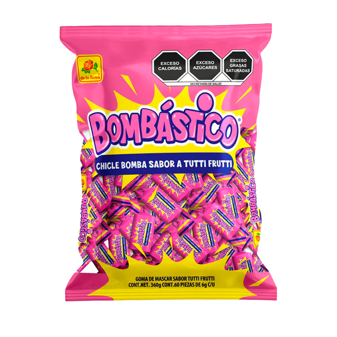 DLR CHICLE BOMBASTICO 1/60pzs (Caja:20dsp)