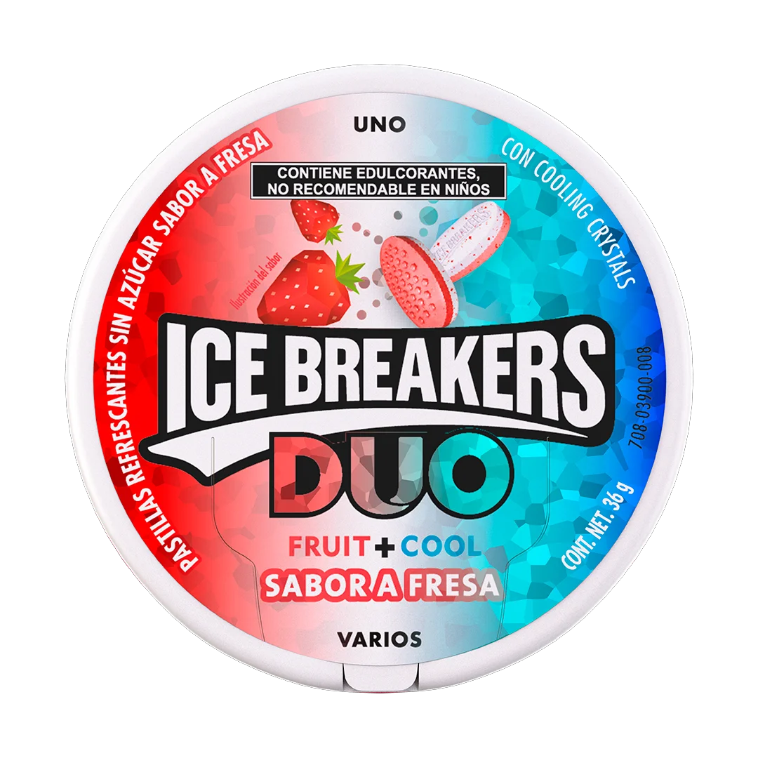Hersheys Breaker Duo Fresa con 8 Piezas de 36 gramos