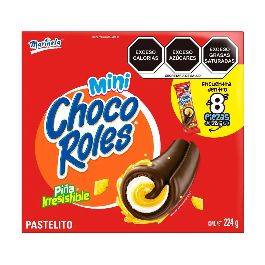 MARINELA MINI CHOCORROL 1/8pz (Caja:12dsp)