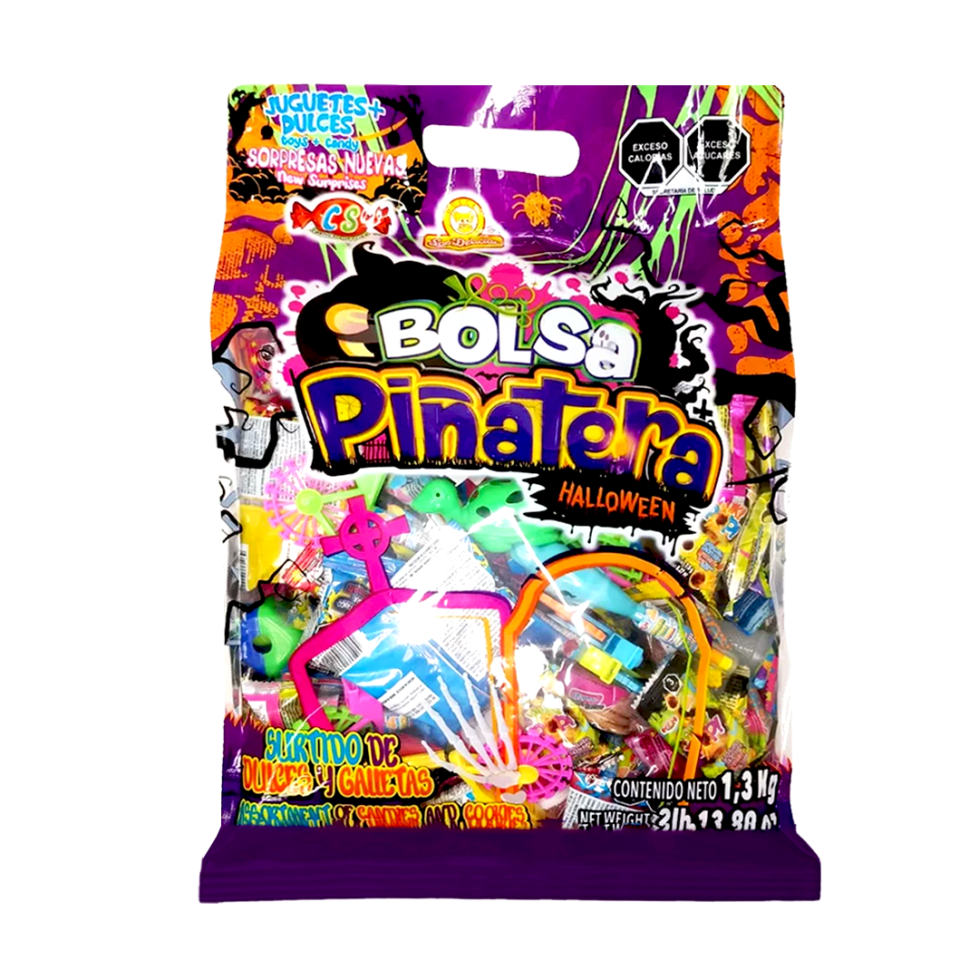 DELICIAS PIÑATERA HALLOWEEN 1/1.3KG (Caja:5pzs)
