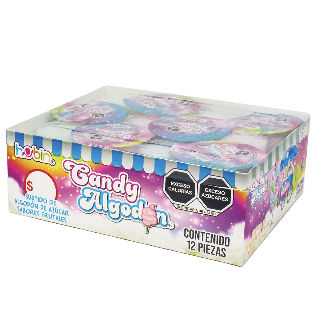 HUBIN CANDY ALGODON SRD 1/12pzs (Caja:12dsp)