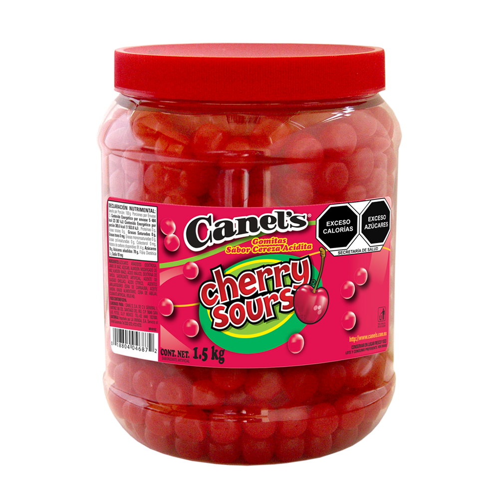 Canels Jelly Bean Vitrolero Cherry 1.5 Kilogramos