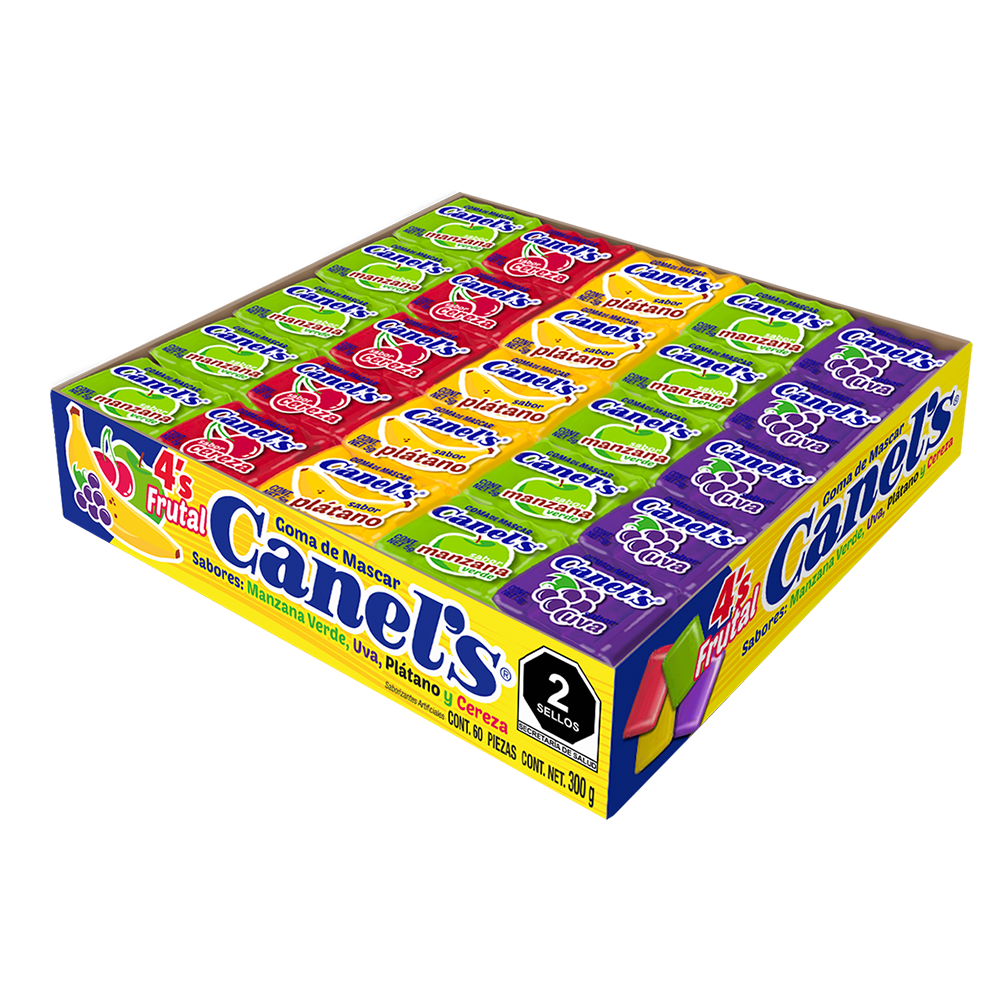 CANEL'S CELOFAN FRUTAL 1/60pz (Caja:40dsp)