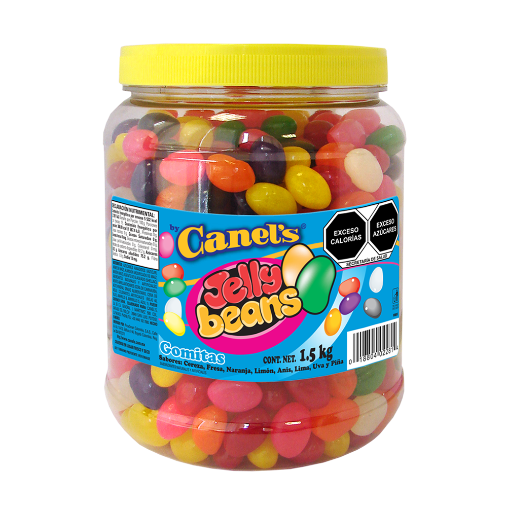 Canels Jelly Bean Vitrolero 1.5 Kilogramos
