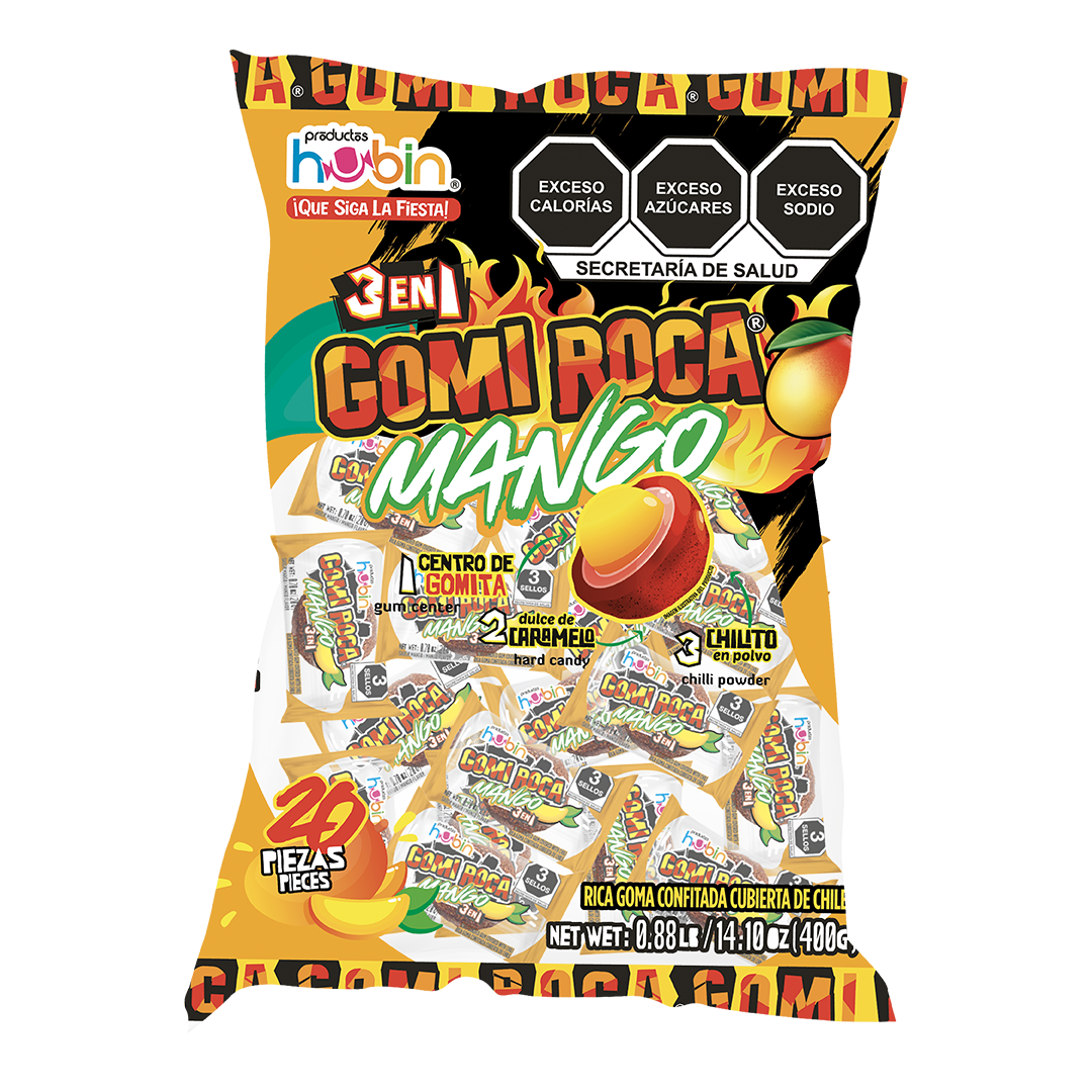 Hubin Gomi Roca Mango 20 Piezas
