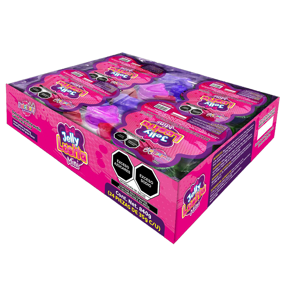 DULCIBARR MINI JELLY LOSITA 1/24pz (Caja:12dsp)