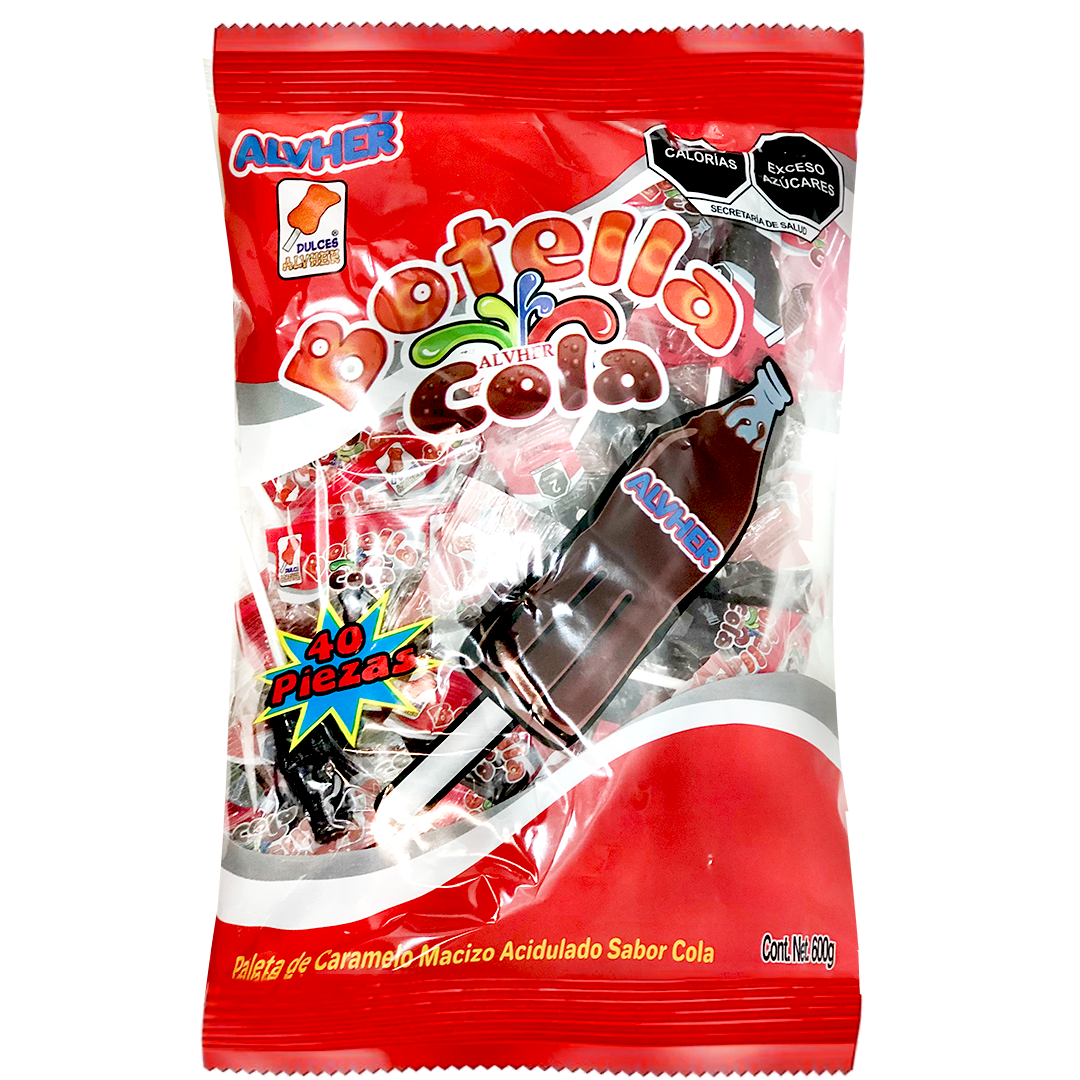ALVHER PAL BOTELLA COLA 1/40pz (Caja:24dsp)