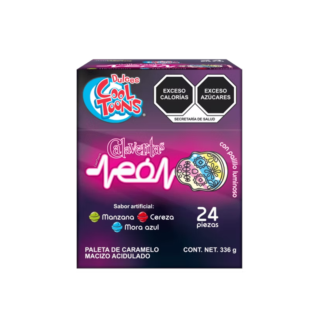 PAL. CALAVERITAS NEON DP 24/24