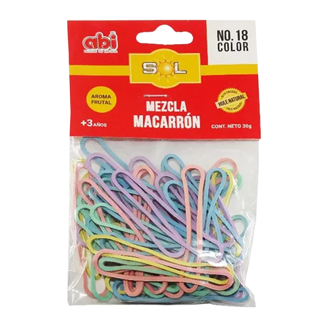 SELECTAS LIGA SOL MACARRON NO.18 1/30GR (CAJA:60PZAS)
